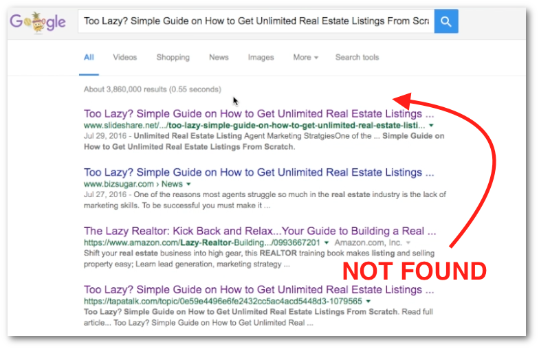 How to Get Your Real Estate Website Index on Google in 2mins 2 how to get real estate website on google homepage