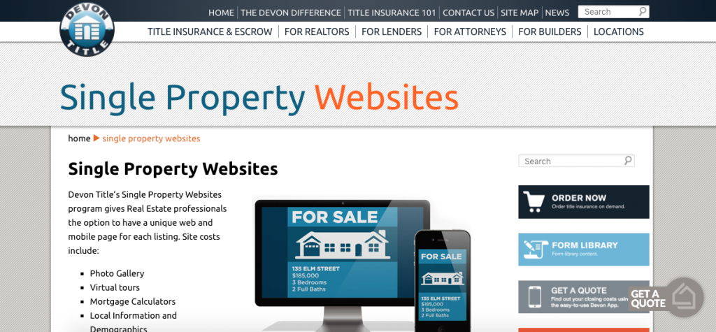 Top 52 [Single Property Websites] of 2020 44