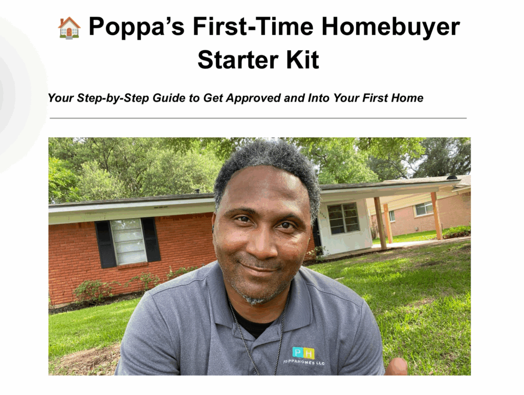 Open Poppa’s First-Time Homebuyer Starter Kit