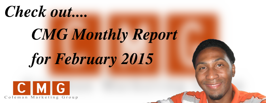 CMG Monthly Local SEO Marketing Report for Feburay 2015