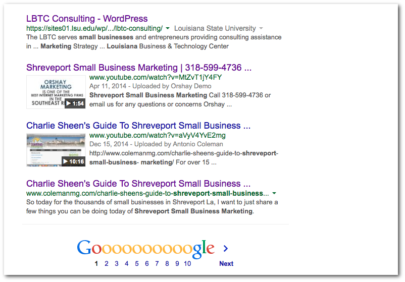 Shreveport Small Business Marketing