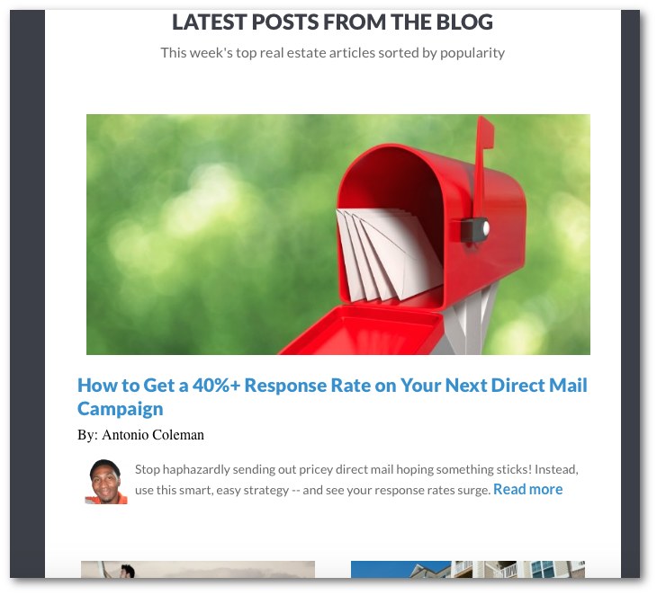 coleman marketing group featured in Biggerpockets newsletter