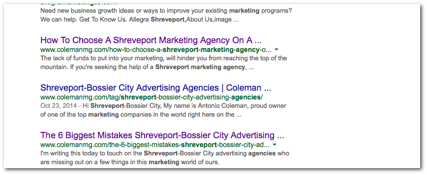 shreveport marketing agencies